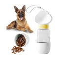 2 in 1 Pet Water Bottle Dispenser with Food Container